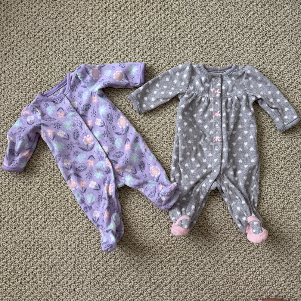 Fleece One Piece Footies Bundle